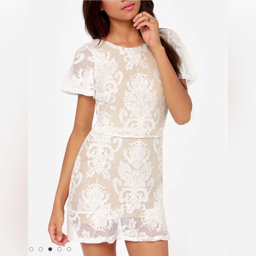 For Love and Lemons lace mini dress XS